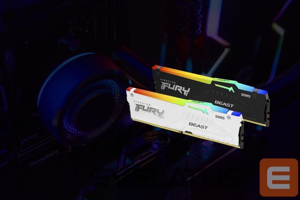 DDR4 atmintis Kingston Fury Beast 32GB DDR5, 6400 MHz, CL32, 288-Pin, DIMM Kit (16GB x 2)