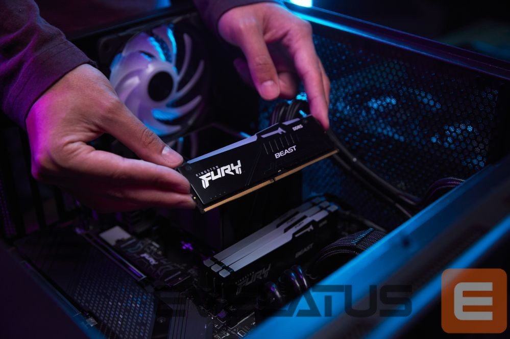 DDR4 atmintis Kingston Fury Beast 32GB DDR5, 6400 MHz, CL32, 288-Pin, DIMM Kit (16GB x 2)