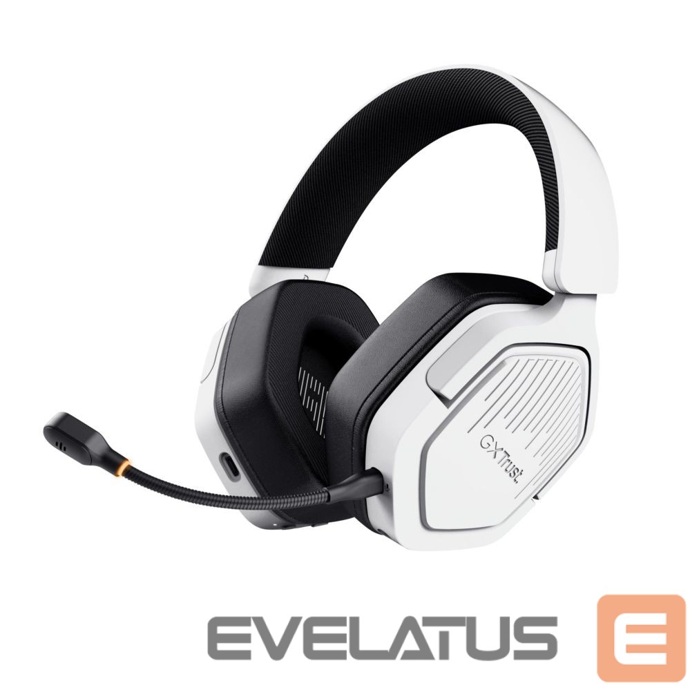 Laidinės ausinės Trust HEADSET GXT493 CARUS/WHITE 25534