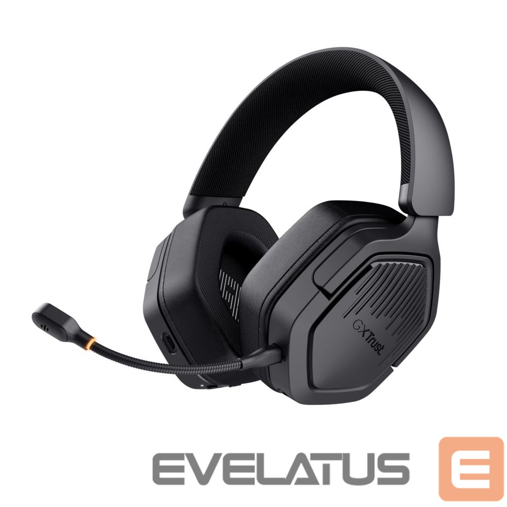 Laidinės ausinės Trust HEADSET GXT493 CARUS/BLACK 25491