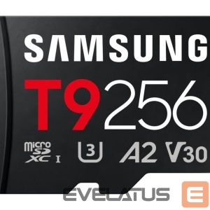 Kitas kompiuterio priedas Samsung  MEMORY MICRO SDXC T9 256GB/V30 MB-MH256T/WW 