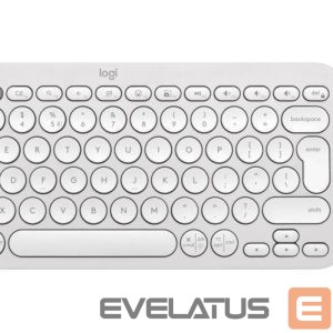 Kompiuterio klaviatūra Logitech  KEYBOARD +MOUSE COMBO PEBBLE 2/WHITE 920-012240 
