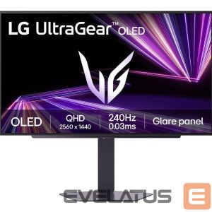 Monitoriai LG  Monitor||27 "|2560 x 1440 pixels|Quad HD|Native aspect ratio 16:9|OLED|Flat|27GX704A-B 