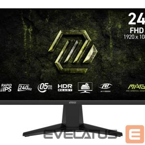 Monitoriai MSI  LCD Monitor||23.8 "|1920 x 1080 pixels|Full HD|Native aspect ratio 16:9|LCD|Flat|MAG245FX24 