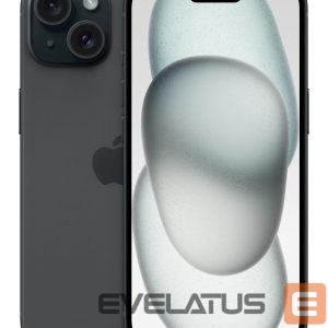 Išmanusis telefonas Apple  MOBILE PHONE IPHONE 15/128GB BLACK MTP03 