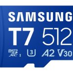 Kitas kompiuterio priedas Samsung  MEMORY MICRO SDXC T7 512GB/V30 MB-MB512T/WW 