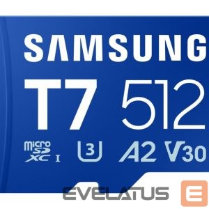 Kitas kompiuterio priedas Samsung  MEMORY MICRO SDXC T7 512GB/V30 MB-MB512T/WW 