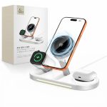 Kitos prekės Tech-Protect  Tech-Protect A51 MagSafe 3-in-1 25W QI2.2 Wireless Charger - White 