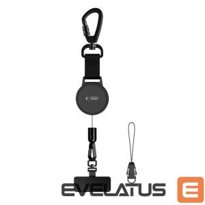Kitos prekės Tech-Protect  Tech-Protect UrbanLoop Anti-Theft Phone Holder with Retractable Lanyard - Black 