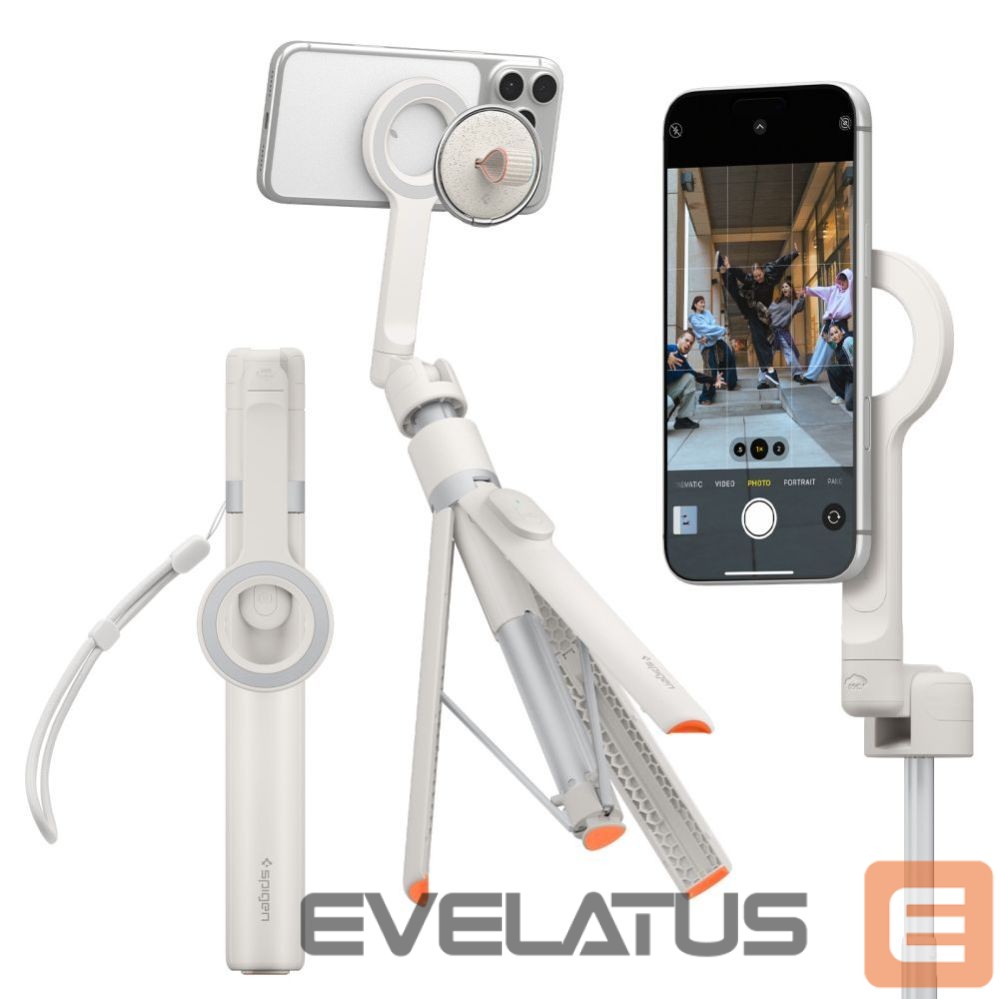 Kitos prekės Spigen Spigen S582W Bluetooth Selfie Stick - Beige