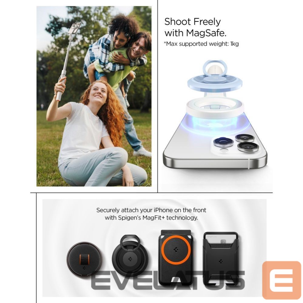 Kitos prekės Spigen Spigen S582W Bluetooth Selfie Stick - Beige