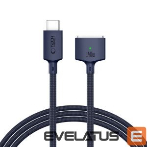 Kitos prekės Tech-Protect  Tech-Protect MMC01 Ultraboost USB-C / USB-C MagSafe 3 140W 200cm Cable for MacBook - Navy Blue 