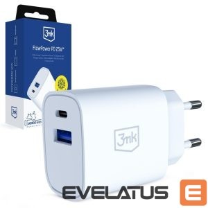 Kitos prekės 3MK  3mk FlowPower 25W 1A1C PD QC4+ Wall Charger - White 