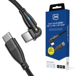 Kitos prekės 3MK  3mk Hyper Cable N-SERIES USB-C / USB-C 1m PD 3.0 QC 3.0 20V / 5A 100W - black 
