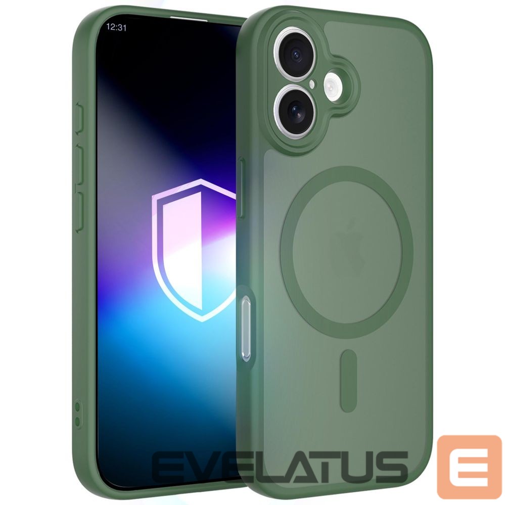 Kitos prekės 3MK 3mk Misty MagCase for iPhone 16 - green