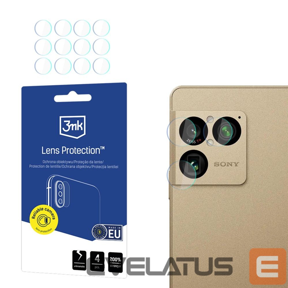 Kitos prekės 3MK 3mk Lens Protection Hybrid Camera Lens Glass for Sony Xperia 1 VIII