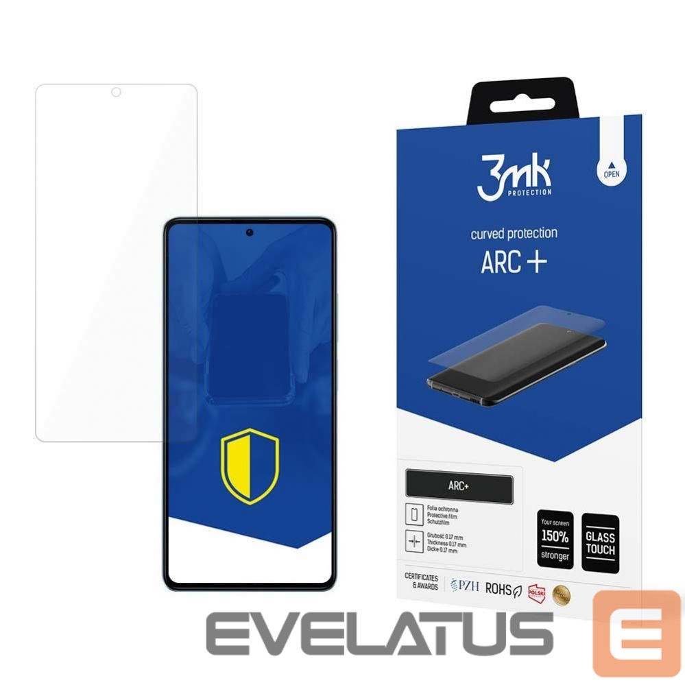 Apsauginė plėvelė 3MK Ultra-thin screen protector for Xiaomi Redmi Note 12 Pro from the 3mk ARC+ series