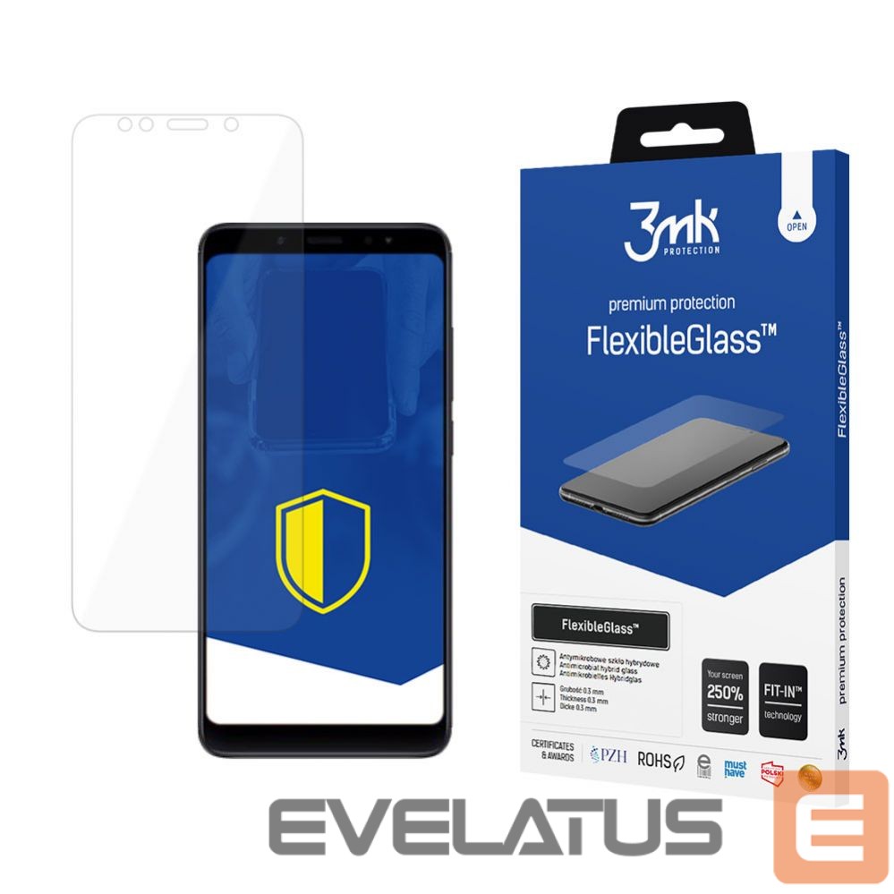 Kitas telefono priedas 3MK 3mk FlexibleGlass hybrid glass on Xiaomi Redmi Note 5 Global