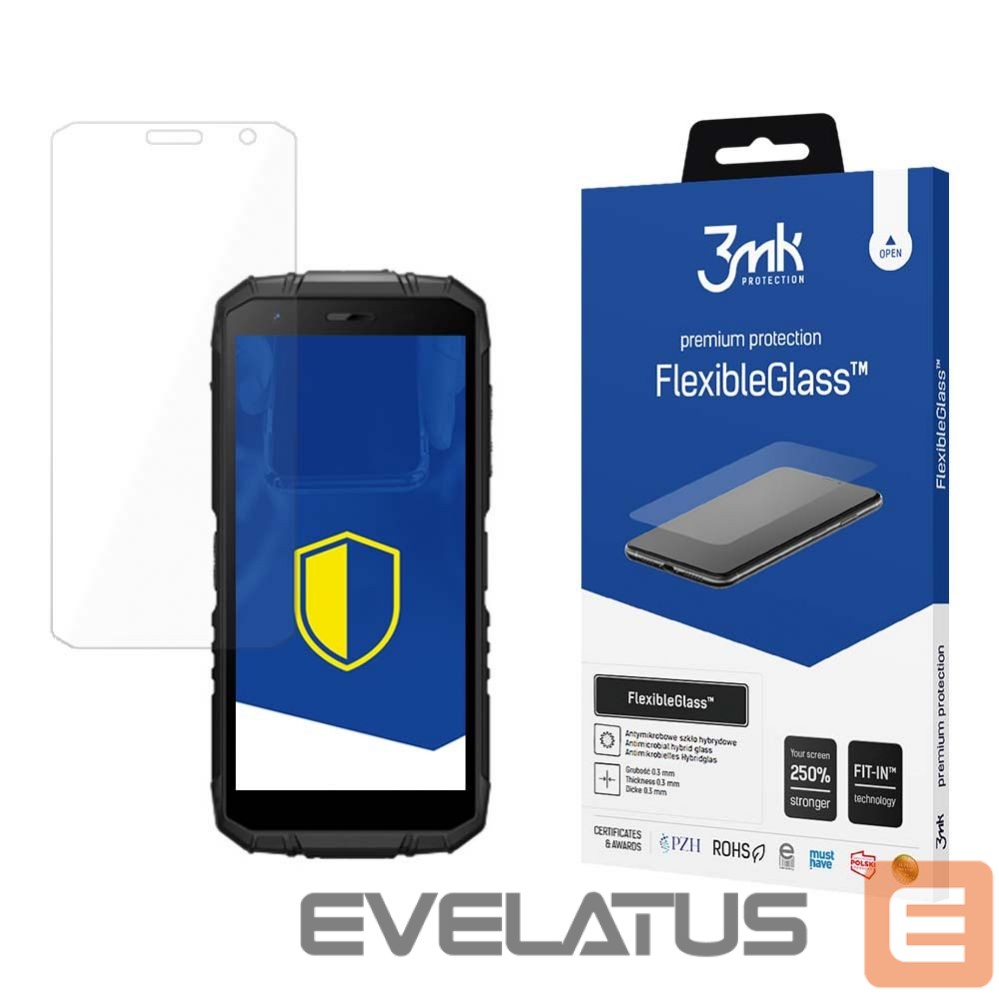 Kitas telefono priedas 3MK 3mk FlexibleGlass hybrid glass on Doogee S41 Pro
