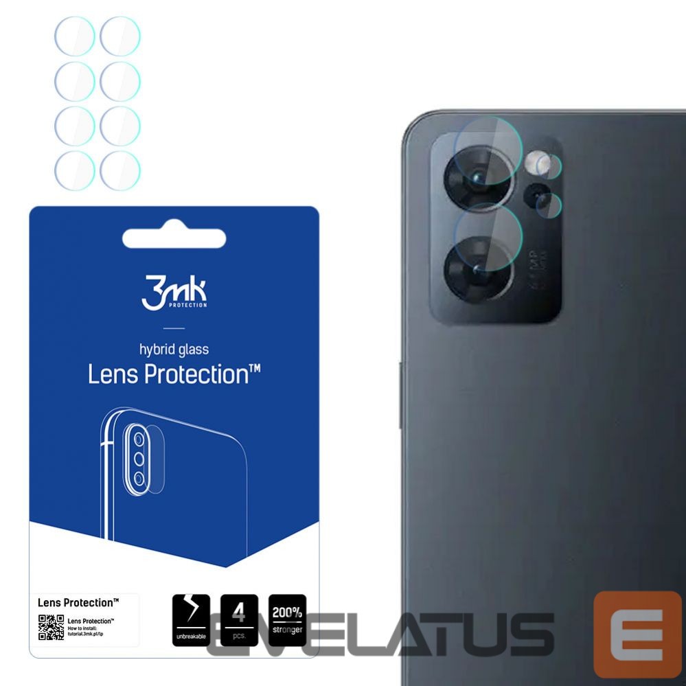 Kitas telefono priedas 3MK 3mk Lens Protection hybrid camera glass for Oppo Reno 7 5G
