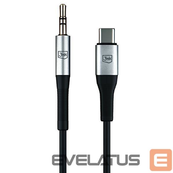 Kabelis 3MK 3MK Kabel AUX USB-C - Jack 3,5 mm 1m