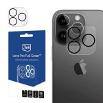 Apsauginiai stiklai 3MK  3MK Lens Pro Full Cover iPhone 14 Pro/14 Pro Max Szkło Hartowane na obiektyw aparatu z ramką montażową 1szt 