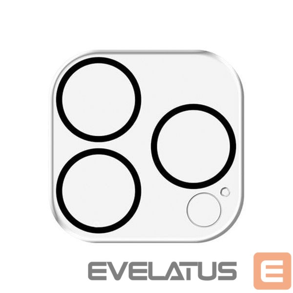 Apsauginiai stiklai 3MK 3MK Lens Pro Full Cover iPhone 14 Pro/14 Pro Max Szkło Hartowane na obiektyw aparatu z ramką montażową 1szt