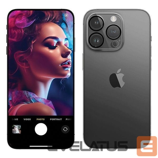 Apsauginiai stiklai 3MK 3MK Lens Pro Full Cover iPhone 14 Pro/14 Pro Max Szkło Hartowane na obiektyw aparatu z ramką montażową 1szt