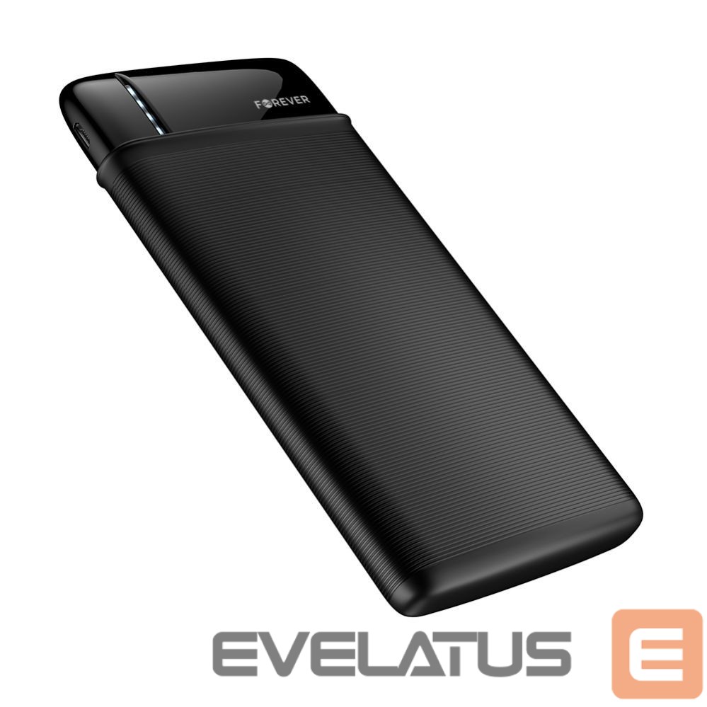 Išorinė baterija Forever Forever power bank TB-100M 10000 mAh black