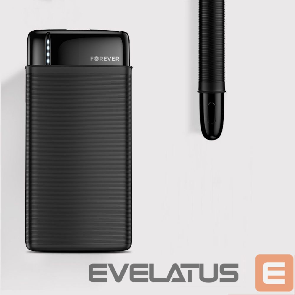 Išorinė baterija Forever Forever power bank TB-100M 10000 mAh black