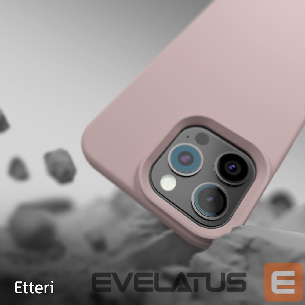 Nugarėlės dėklai etteri Etteri Silicone Mag case for iPhone 16 Pro 6,3" light pink