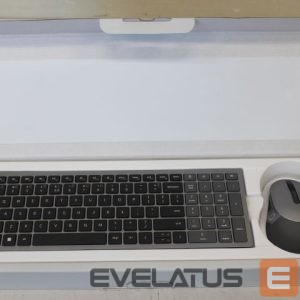 Kompiuterio klaviatūra Dell  SALE OUT.  Wireless Keyboard and Mouse KM7120W US/LT International (QWERTY) REFURBISHED |  | Keyboard and Mouse | KM7120W | Keyboard and Mouse Set | Wireless | Batteries included | EN/LT | REFURBISHED | Bluetooth | Titan Gray | Wireless connection 