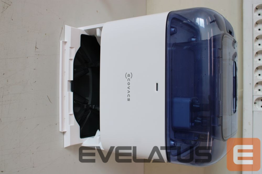 Dulkių siurblys Ecovacs SALE OUT. DEEBOT mini Vacuum cleaner, Robot, Wet&Dry, ZeroTangle Technology, Agile Navigation, White/Blue + Auto-empty station | Robotic Vacuum Cleaner | DEEBOT mini BLUE | Wet&Dry | Li-ion | 3200 mAh | Dust capacity 1.8 L | 8000 Pa | White/Blue | USED, DIRTY, REMAINING WATER DROPS IN TANK