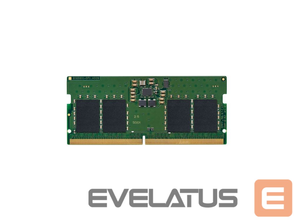 DDR4 atmintis Kingston KVR56S46BS6-8 8GB 5600MT/s DDR5 Non-ECC CL46 SODIMM 1Rx16 |