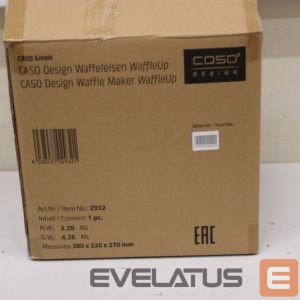 Skrudintuvas Caso  SALE OUT.  WaffleUp Waffle Maker, 800 W, Stainless Steel |  WaffleUp | Waffle Maker | 800 W | Number of pastry 1 | Waffle | Silver | DEMO 