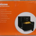 Stalo grotelės Tristar  SALE OUT.  FR-9060 Digital Airfryer, 6 L, Digital LED touchscreen, 1700 W, Black |  Digital Airfryer | FR-9060 | Power 1700 W | Capacity 6 L | Black | Hot air technology | DAMAGED PACKAGING 