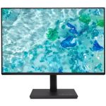 Monitoriai Acer  Vero B247Y Series Monitor 60cm 23.8'' FHD ZeroFrame IPS 120Hz 16:9 4ms(GTG) 250nits VGA HDMI DP MM Audio In/Out AdaptiveSync EU Black | 