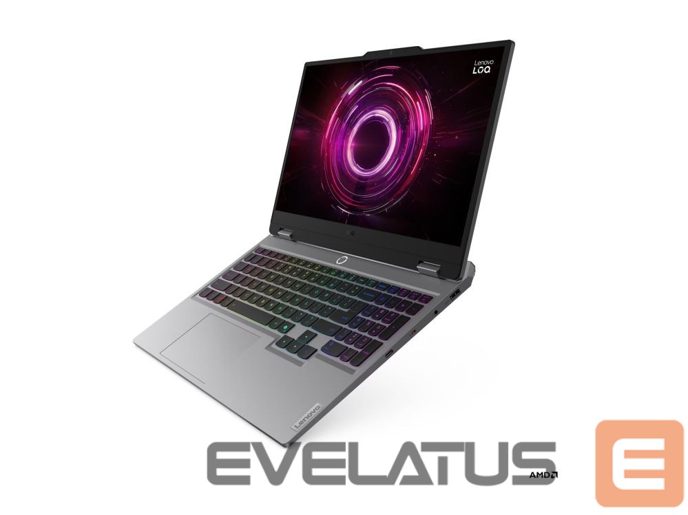 Nešiojamas kompiuteris Lenovo LOQ 15AHP10 15.6 FHD AMD R7 250/16GB/512GB/NVIDIA GF RTX 5060 8GB/WIN11 Home/ENG Backlit kbd/Luna Grey/2Y Warranty | LOQ 15AHP10 | Luna Grey | 15.6 " | IPS | FHD | 1920 x 1080 pixels | 144 Hz | Anti-glare | AMD Ryzen 7 | 250 | 16 GB | SODIMM DDR5 | NVIDIA GeForce RTX 5060 | GDDR7 | 8 GB | Windows 11 Home | 802.11ax | Bluetooth version 5.3 | Keyboard language US international | Keyboard backlit | Warranty 24 month(s) | Battery warranty 12 month(s)