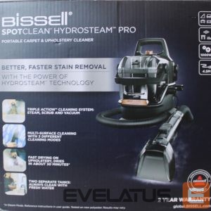 Dulkių siurblys Bissell  SALE OUT.  SpotClean HydroSteam Pro |  Portable Carpet and Upholstery Cleaner | SpotClean HydroSteam Pro | Corded operating | Washing function | 1000 W | Black | 24 month(s) | DAMAGED PACKAGING, USED AND SCRATCHED 
