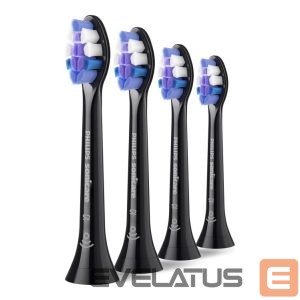 Dantų šepetėlis Philips  HX6054/88 Sonicare Sensitive | Replacement brush heads | Heads | For adults | Number of brush heads included 4 | Black 