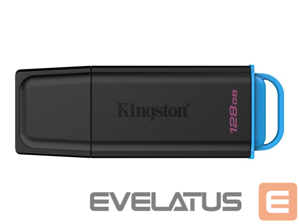 USB atmintinė Kingston DataTraveler Exodia 128GB USB 3.2 Flash Drive Black/Blue