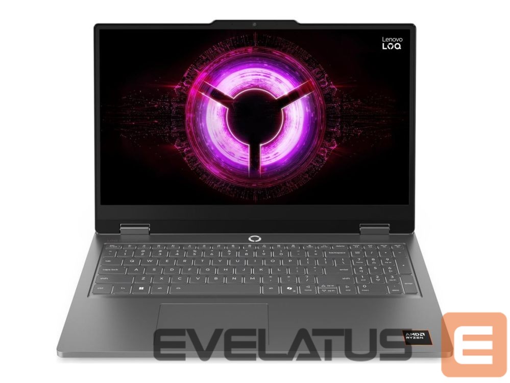 Nešiojamas kompiuteris Lenovo LOQ Essential 15ARP11 AMD | Luna Grey | 15.6 " | IPS | FHD | 1920 x 1080 pixels | Anti-glare | AMD Ryzen 7 | 170 | 16 GB | SODIMM DDR5 | Solid-state drive capacity 512 GB | NVIDIA GeForce RTX 5060 | GDDR7 | 8 GB | Windows 11 Home | 802.11ax | Bluetooth version 5.2 | Keyboard language English | Keyboard backlit | Warranty 24 month(s) | Battery warranty 12 month(s)