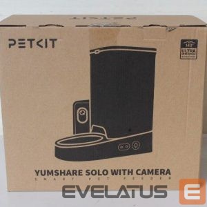 Gyvuliams PETKIT  SALE OUT.  P571 (D4H) YumShare Solo Feeder with camera |  Feeder with Camera | P571 YumShare Solo | Capacity 3 L | White | USED, SCRATCHED ON BOWL, DIRTY | 24 month(s) 