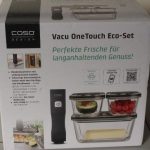 Kiti smulkūs buitiniai prietaisai Caso  SALE OUT.  Vacu OneTouch Vacuum sealer Eco-Set | Black | DEMO 