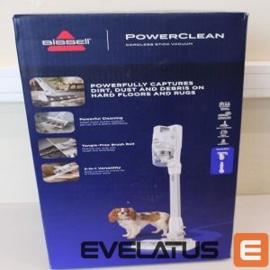 Dulkių siurblys Bissell  SALE OUT.  Stick Vacuum | PowerClean | Cordless operating | 200 W | Operating time (max) 40 min | Warm White/Gray/Sparkling Silver | Warranty 24 month(s) | USED, DIRTY, SCRATCHES, MISSING INNER PACKAGING 