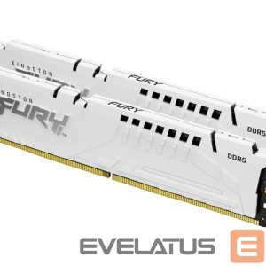 DDR4 atmintis Kingston  KF560C30BWEK2-32 32GB 6000MT/s DDR5 CL30 DIMM (Kit of 2) FURY Beast White EXPO | 
