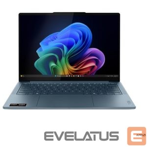 Nešiojamas kompiuteris Lenovo  Yoga Slim 7 14AKP10 AMD | Tidal Teal | 14 " | OLED | WUXGA | 1920 x 1200 pixels | Glossy | AMD Ryzen AI 5 | 340 | 16 GB | Soldered LPDDR5 | Solid-state drive capacity 512 GB | AMD Radeon 840M Graphics | Windows 11 Home | 802.11be | Bluetooth version 5.4 | Keyboard language English | Keyboard backlit | Warranty 24 month(s) | Battery warranty 12 month(s) 