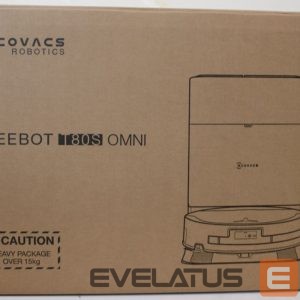 Dulkių siurblys Ecovacs  SALE OUT.  DEEBOT T80S OMNI BLACK Vacuum cleaner, Robot, Wet&Dry, 24800Pa, TruEdge 3.0, AIVI 3D 3.0, 6400 mAh, Black + Auto-empty sta |  Robotic Vacuum Cleaner | DEEBOT T80S OMNI BLACK | Wet&Dry | 6400 mAh | 24800 Pa | Black | SCRATCHED ITEM, DEMO 