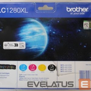 Eksploatacinės medžiagos spausdintuvams Brother  SALE OUT.  LC1280XL Multipack Ink Cartridge C/M/Y/BK |  Multipack | LC1280XL | Ink Cartridge | Magenta, Cyan, Yellow, Black | DAMAGED PACKAGING 