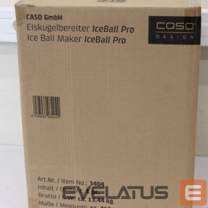 Kiti smulkūs buitiniai prietaisai Caso  SALE OUT.  Ice Ball Maker | IceBall Pro | Power 130 W | Capacity 1.3 L | Matt Black | USED, DIRTY 